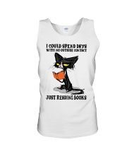 I Could Spend Days With No Outside Contact Just Reading Books Unisex Tank tile