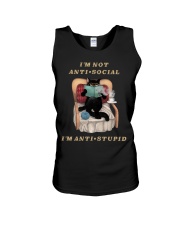 I'm Not Anti Social I'm Anti Stupid Unisex Tank tile