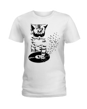 Cat Music Ladies T-Shirt front