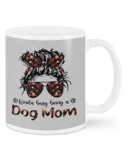 Kinda Busy Being A Dog Mom Mugs tile
