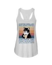 Coffee Spelled Backwards Is Eeffoc Ladies Flowy Tank tile