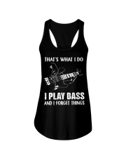 That's What I Do I Play Bass And Forget Things Ladies Flowy Tank tile