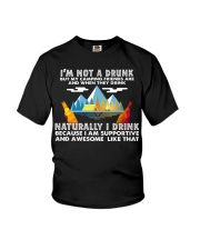 I'm Not A Drunk But My Camping Friends Are Youth T-Shirt tile