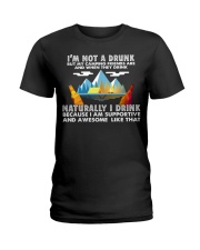 I'm Not A Drunk But My Camping Friends Are Ladies T-Shirt front