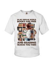 In My Dream World Books Are Youth T-Shirt tile