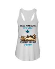 Angels Don't Always Have Wings Ladies Flowy Tank tile