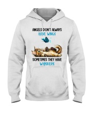 Angels Don't Always Have Wings Hooded Sweatshirt tile