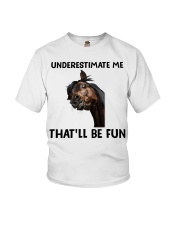 Underestimate Me That'll Be fun Youth T-Shirt tile