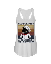 That's What I Do - I Cook I Drink And I Know Things Ladies Flowy Tank tile
