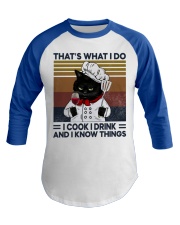 That's What I Do - I Cook I Drink And I Know Things Baseball Tee tile