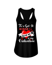 My Mom Is My Valentine Ladies Flowy Tank tile