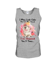 In My Head I've Slapped You 3 Times Unisex Tank tile