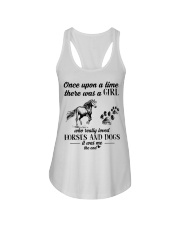Once Upon A Time There Was A Girl Who Really Loved Horses And Dogs It Was Me The End Ladies Flowy Tank tile