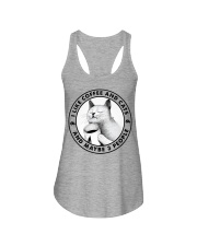 I Like Coffee And Cats - And Maybe 3 People Ladies Flowy Tank tile