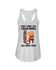 That's What I Do I Read Books And I Forget Things Ladies Flowy Tank tile