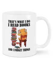 That's What I Do I Read Books And I Forget Things Mugs tile