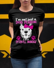 I'm Not Just A Dog Person Pitbull Mommy Ladies T-Shirt apparel-ladies-t-shirt-lifestyle-04