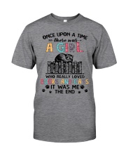 A Girl Who Loved Books And Cats Classic T-Shirt tile