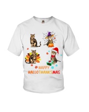 Happy Hallothanksmas Youth T-Shirt tile