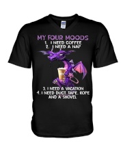 My Four Moods V-Neck T-Shirt tile