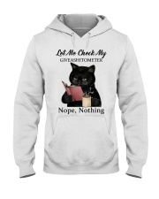 Let Me Check My Giveashitometer Nope Nothing Hooded Sweatshirt tile