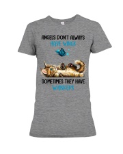 Angels Don't Always Have Wings Premium Fit Ladies Tee tile