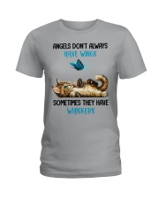 Angels Don't Always Have Wings Ladies T-Shirt front