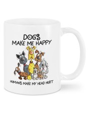 Dogs Make Me Happy - Humans Make My Head Hurt Mugs tile