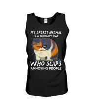 My Spirit Animal Is A Grumpy Cat Unisex Tank tile