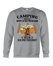 Camping Solves Most Of My Problems Crewneck Sweatshirt tile