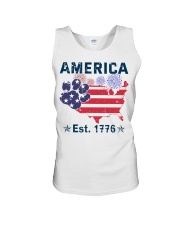 Dogs America Est 1776 Unisex Tank thumbnail