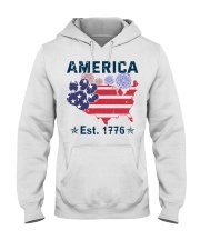 Dogs America Est 1776 Hooded Sweatshirt thumbnail
