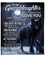 Never forget that I Love You - GM to GD Fleece Blanket - 50" x 60" front