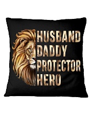 Husband Daddy Protector Hero Square Pillowcase tile