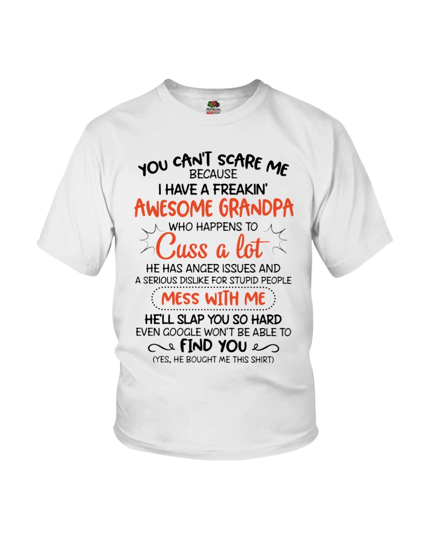 I Have A Freakin' Awesome Grandpa Youth T-Shirt