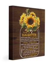 Never Forget That I Love U Mom To Daughter 11x14 Gallery Wrapped Canvas Prints front
