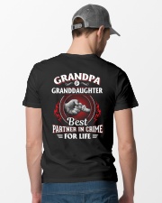 Grandpa And Granddaughter Best Partner In Crime Classic T-Shirt lifestyle-mens-crewneck-back-6