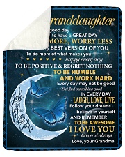 Granddaughter To Be The Very Best Version Of You Sherpa Fleece Blanket - 50" x 60" thumbnail
