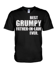 Best Grumpy Father-In-Law Ever V-Neck T-Shirt tile