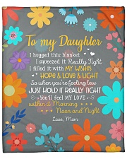 I Hugged This Blanket Squeezed Tight-To Daughter Fleece Blanket - 50" x 60" front