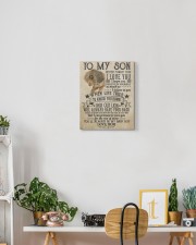 Never Forget That I Love You Lion Mom To Son 11x14 Gallery Wrapped Canvas Prints aos-canvas-pgw-11x14-lifestyle-front-03