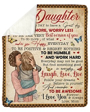 Today Is A Good Day Have Great Day Mom To Daughter Sherpa Fleece Blanket tile