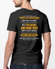 I'm A Spoiled Husband Of A Freaking Awesome Wife Classic T-Shirt lifestyle-mens-crewneck-back-5
