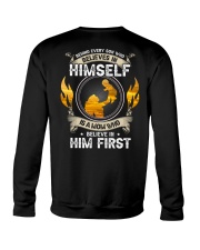 Behind every son who believe in himself Crewneck Sweatshirt tile