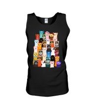 Otters colorful art Unisex Tank thumbnail