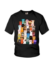 Otters colorful art Youth T-Shirt thumbnail