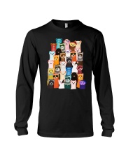Otters colorful art Long Sleeve Tee thumbnail
