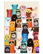 Otters colorful art 11x17 Poster thumbnail
