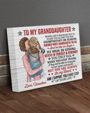 When Life's Troubles Try Scare U To Granddaughter 14x11 Gallery Wrapped Canvas Prints aos-canvas-pgw-14x11-lifestyle-front-10