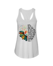 Knock On The Door To My Soul Ladies Flowy Tank tile
